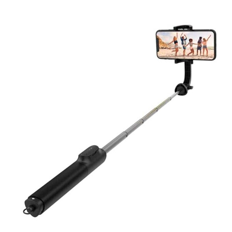 Fixed Snap XL Selfiestang til Smartphone / Action Kamera m. Tripod-Funktion & Bluetooth Knapudløser - Sort