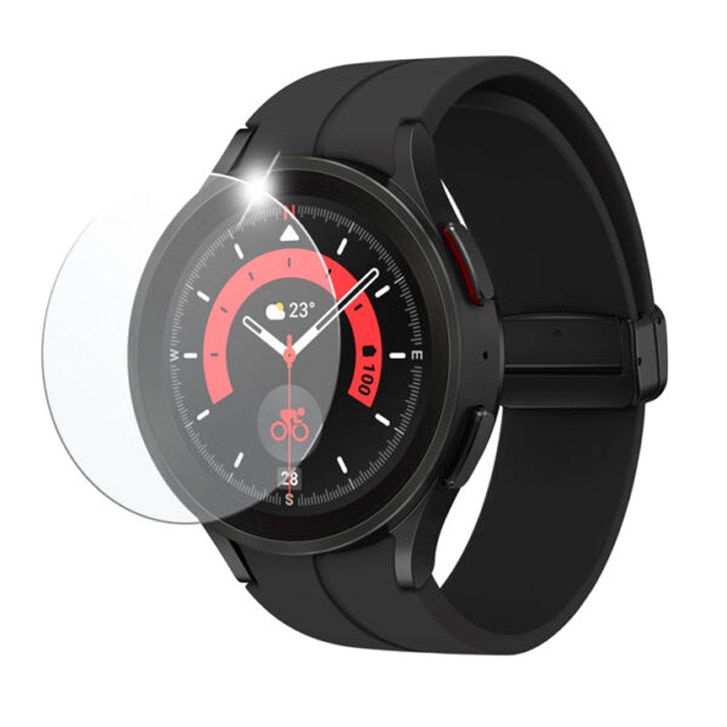 Fixed - Samsung Galaxy Watch 5 Pro (45mm) - Hærdet Beskyttelsesglas - 2 stk - Gennemsigtig