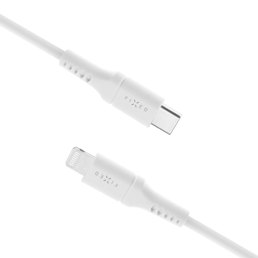 Fast flytende USB-C til Lightning-kabel 60W - 2m - Hvit