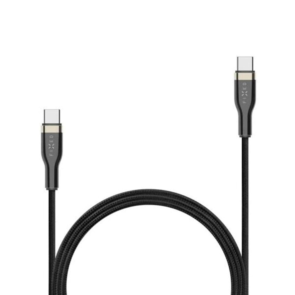 Fast metall 100W USB-C til USB-C PD-kabel 2m - Svart