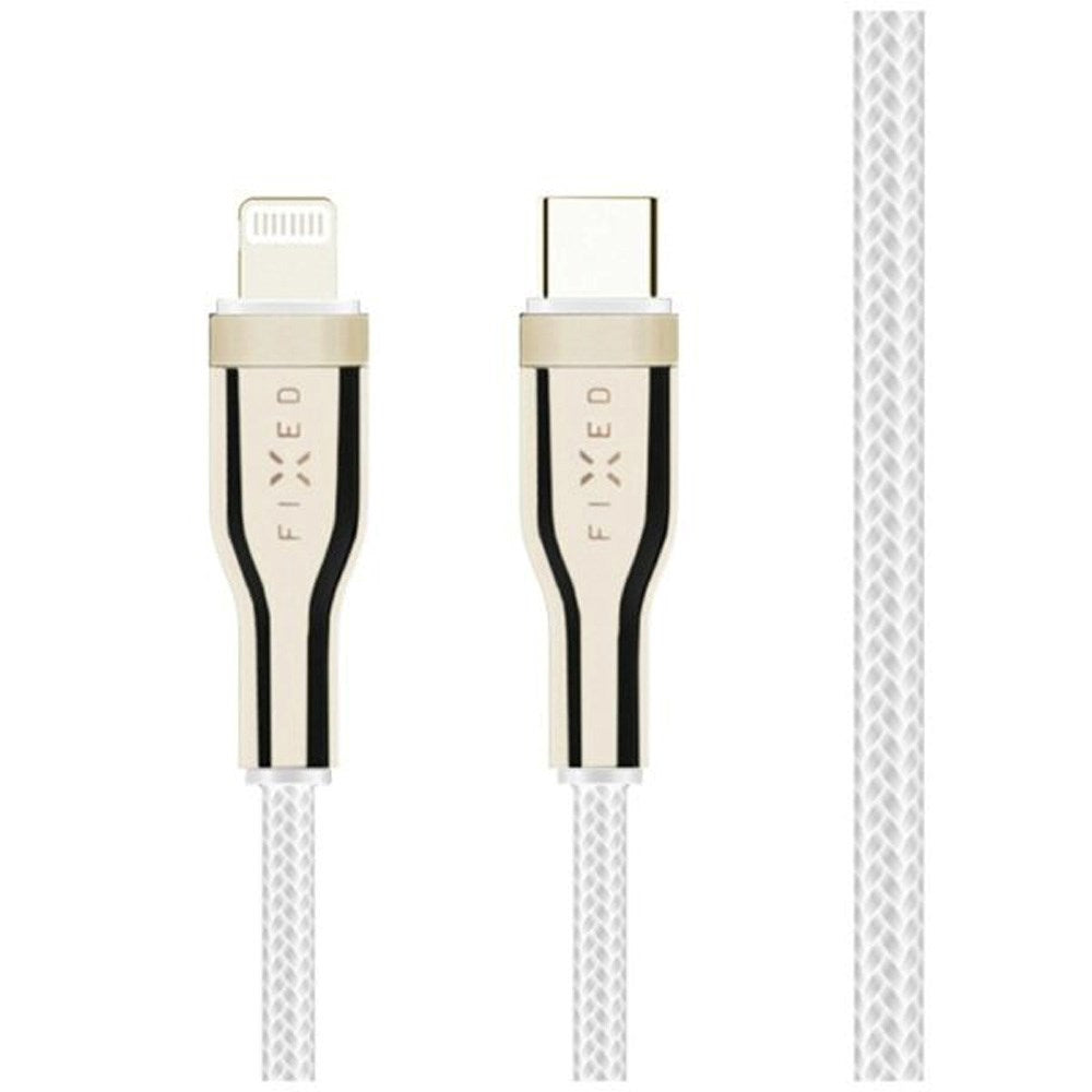 Fast metall USB-C til Lightning MFi PD-kabel 60W 50cm - Sort