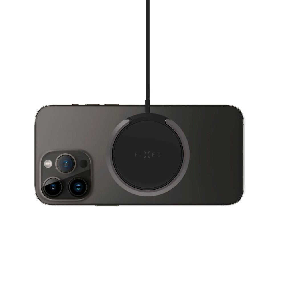 Fast MagPad Magnetic 15W trådløs lader - MagSafe-kompatibel - Svart