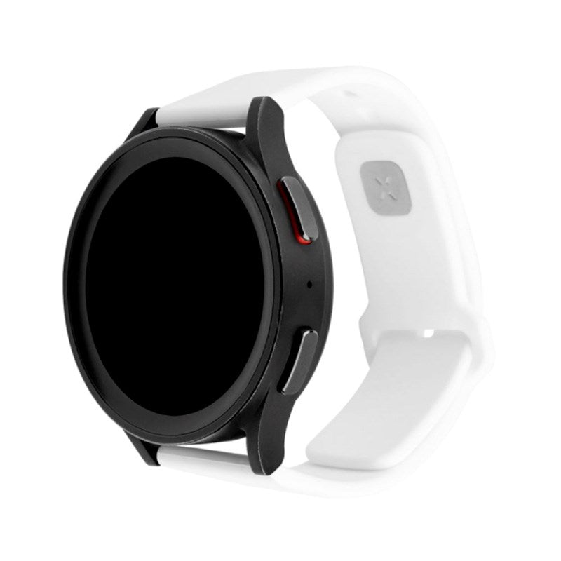 Fixed Sporty Silikone Rem til Universal Smartwatch (20mm) - Hvid