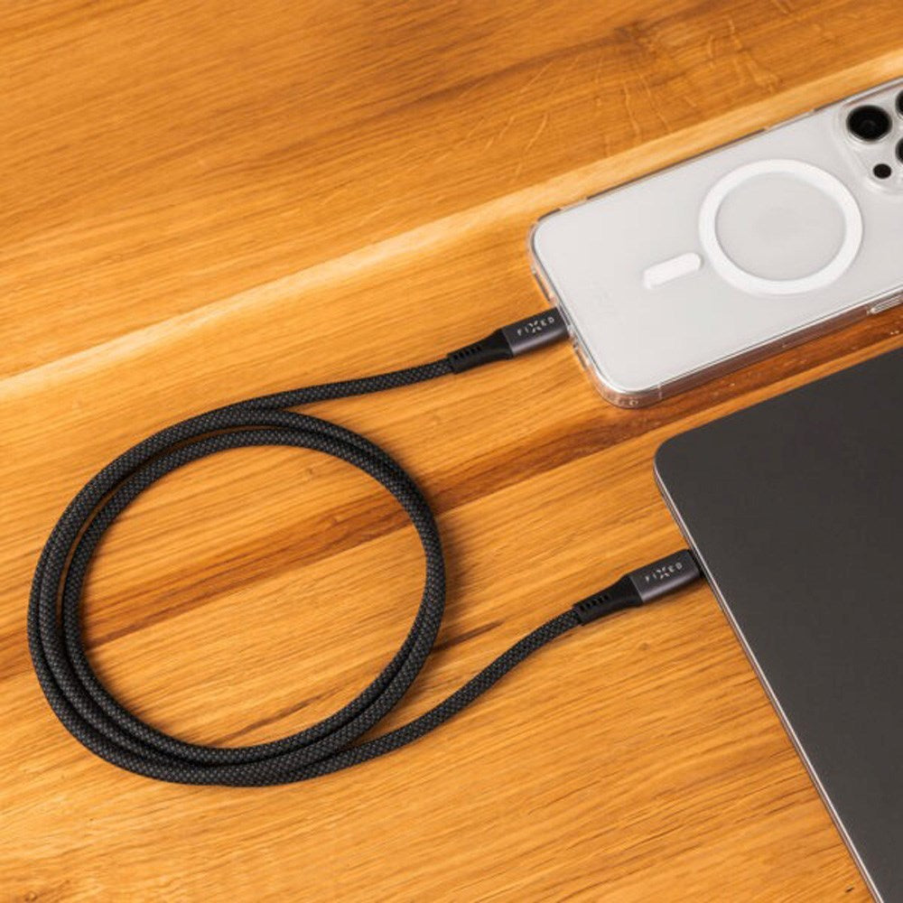 Fast rustning 240W USB-C til USB-C PD-kabel 2m - Grå