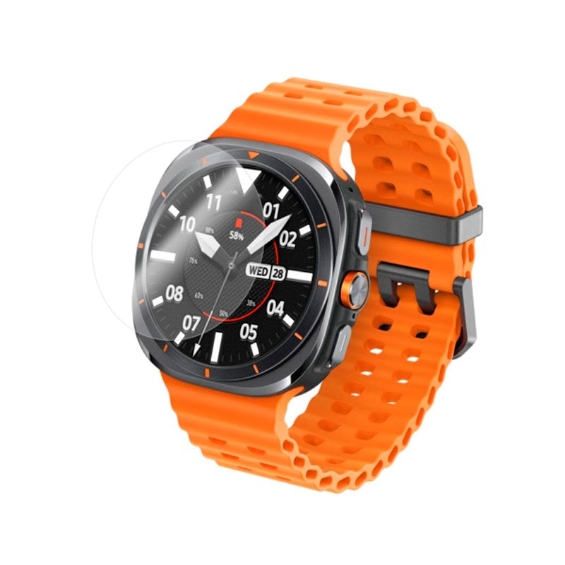 Fixed - Samsung Galaxy Watch Ultra (47mm) - Hærdet Beskyttelsesglas - 2 stk - Gennemsigtig