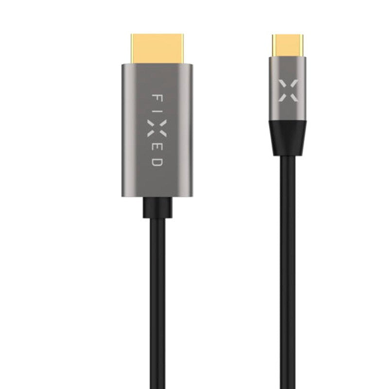 Fixed USB-C / HDMI Kabel - 4K / 60 Hz - 2m - Sort