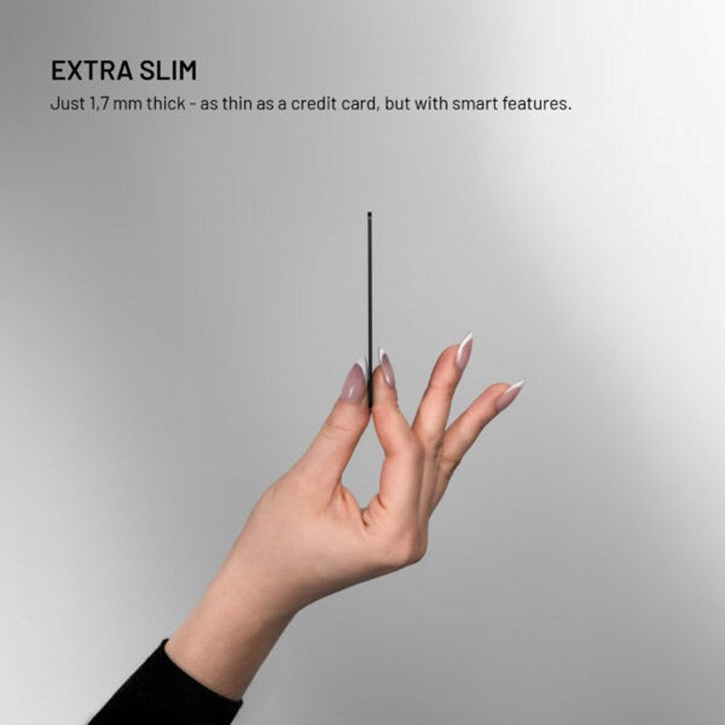 Fixed GPS Tracker Kort - Apple Find My Kompatibel - Sort