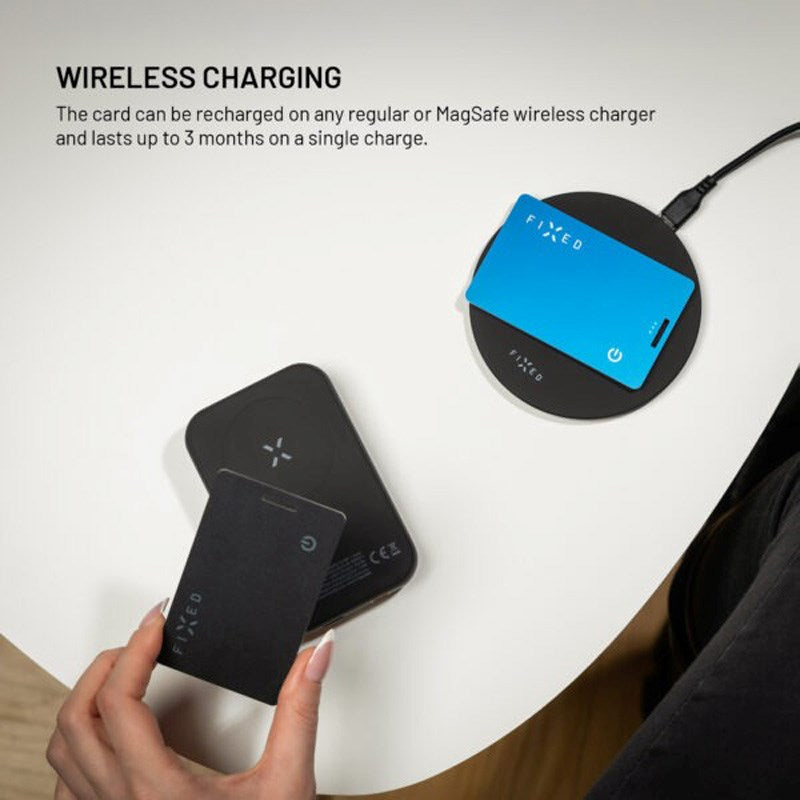 Fixed GPS Tracker Kort - Apple Find My Kompatibel - Blå