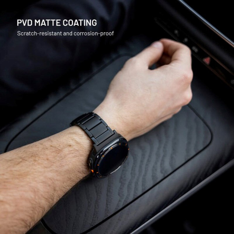 Fixed Universal Garmin 22mm QuickFit Titanium Urrem - Sort