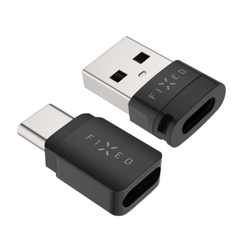 Fixed 240W Data Blocker med 1 x USB-A 1 x USB-C - Sort