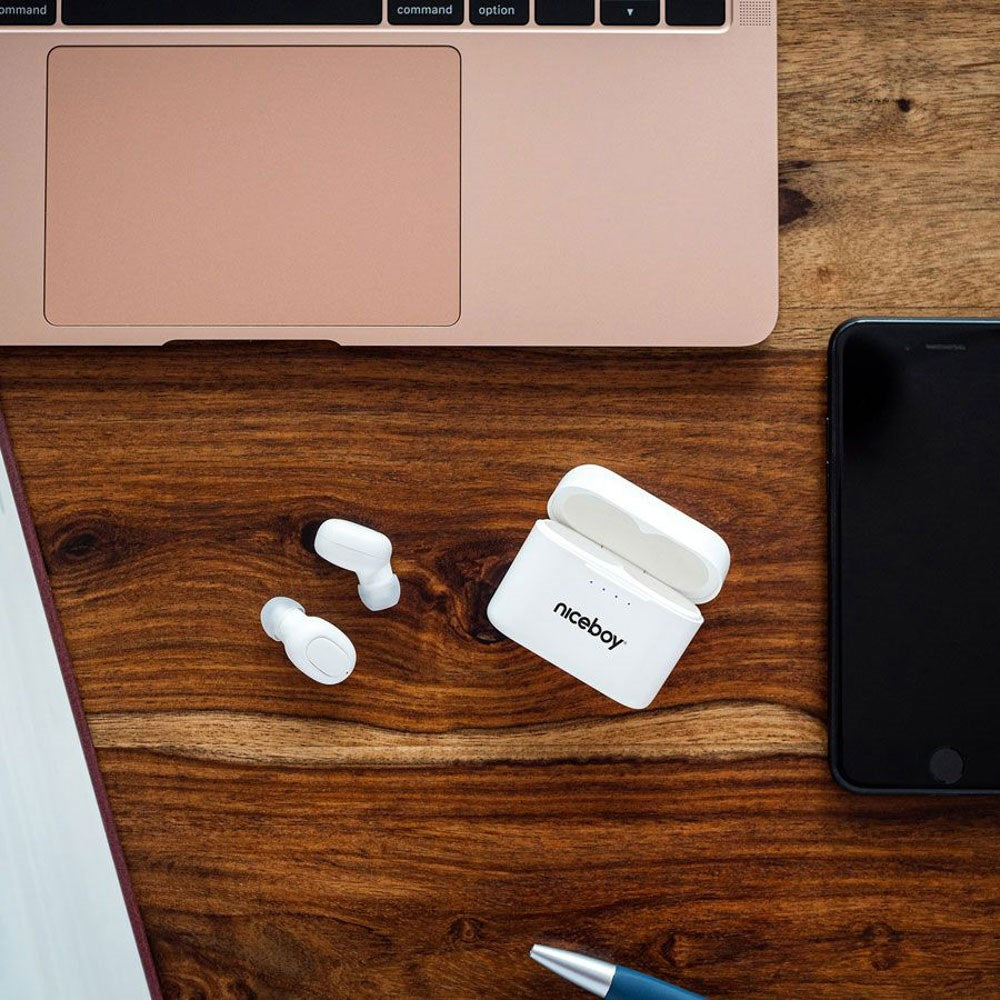 Niceboy HIVE Podsie 2021 True Wireless In-Ear Headset - Hvid