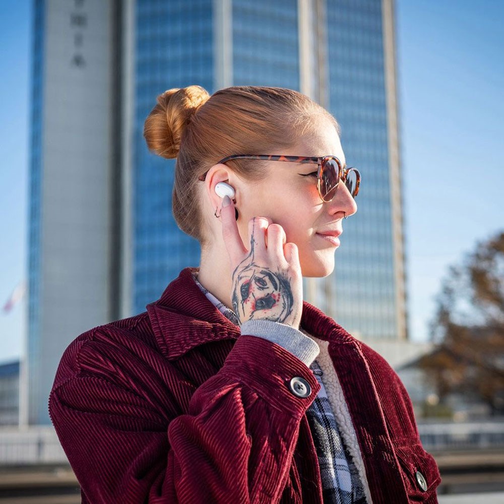 Niceboy HIVE Podsie 2021 True Wireless In-Ear Headset - Hvid