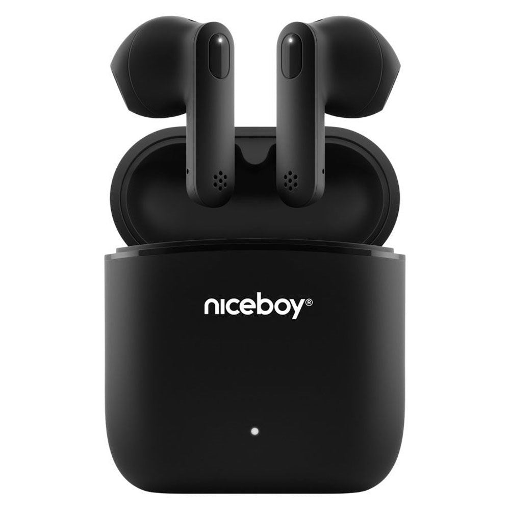 Niceboy HIVE Beans True Wireless In-Ear Høretelefoner - Sort