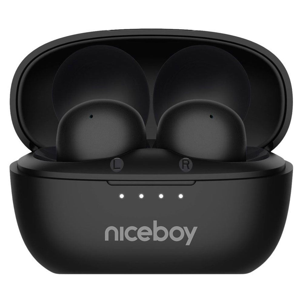 Niceboy HIVE Podsie 4 True Wireless Høretelefoner - In-Ear - Sort