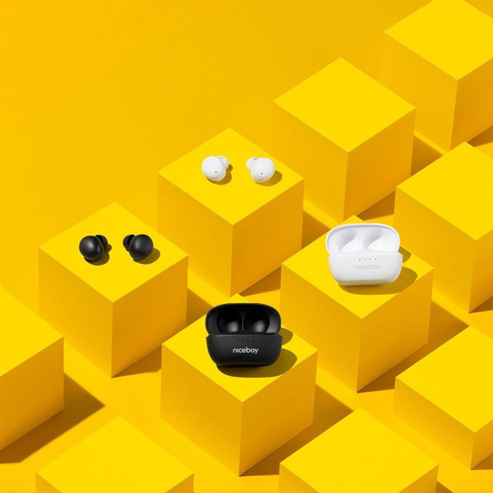 Niceboy HIVE Podsie 4 True Wireless Høretelefoner - In-Ear - Sort