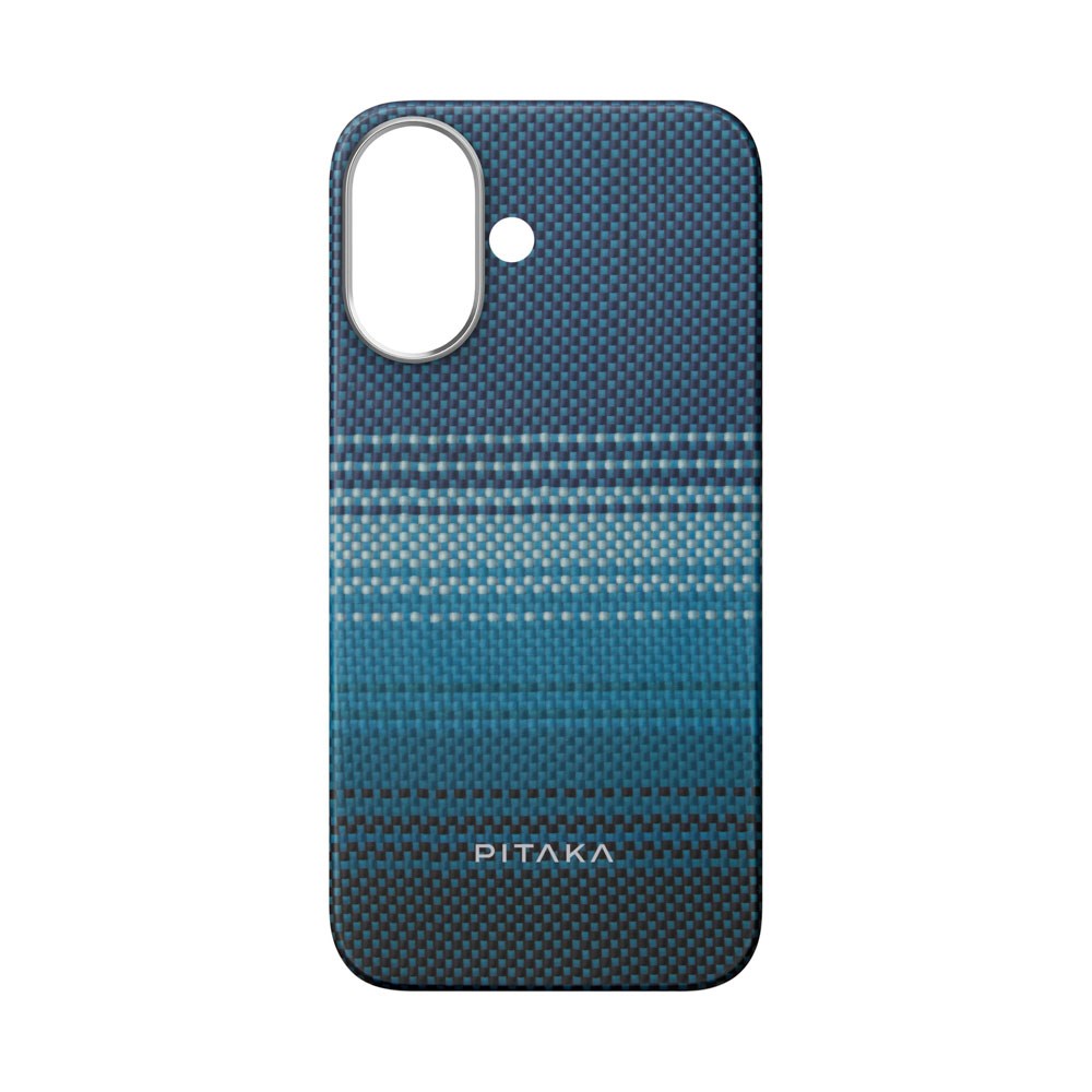 iPhone 16 PITAKA Tactile Woven Bagside Cover - MagSafe Kompatibel - Moonrise