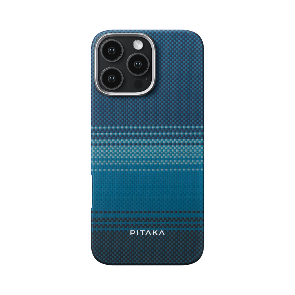 iPhone 16 Pro Max PITAKA Tactile Woven Bagside Cover - MagSafe Kompatibel - Moonrise