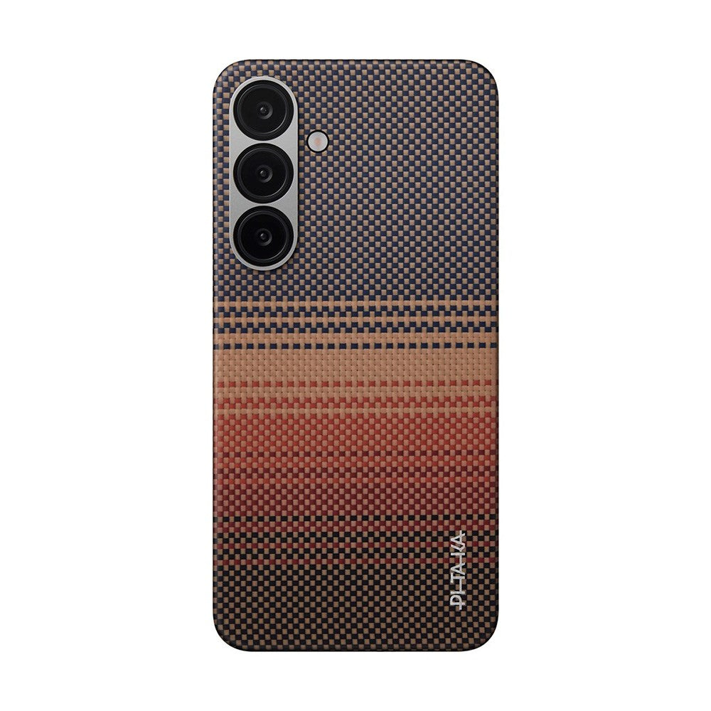Samsung Galaxy S25+ (Plus) PITAKA Tactile Woven Bagside Cover - MagSafe Kompatibel - Sunset