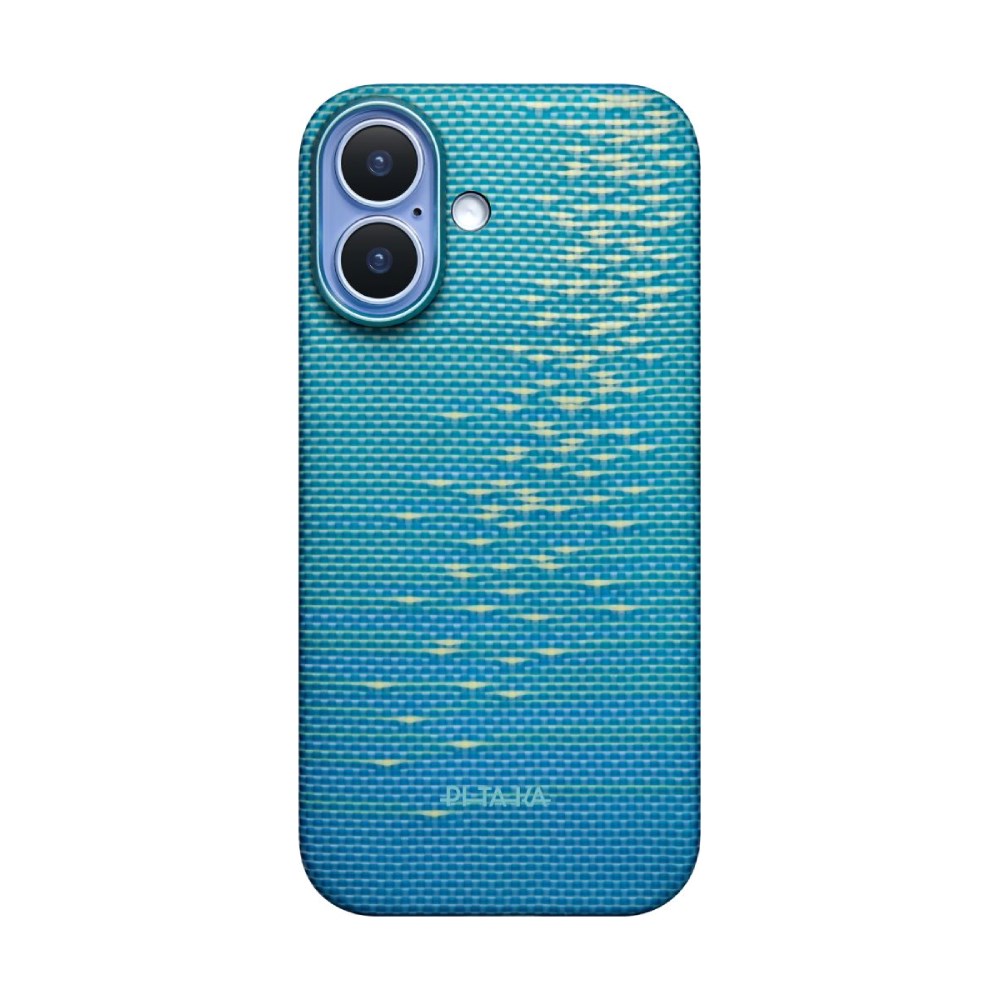PITAKA iPhone 17 Ultra Slim Bagside Cover - MagSafe Kompatibel - Lucid Blue