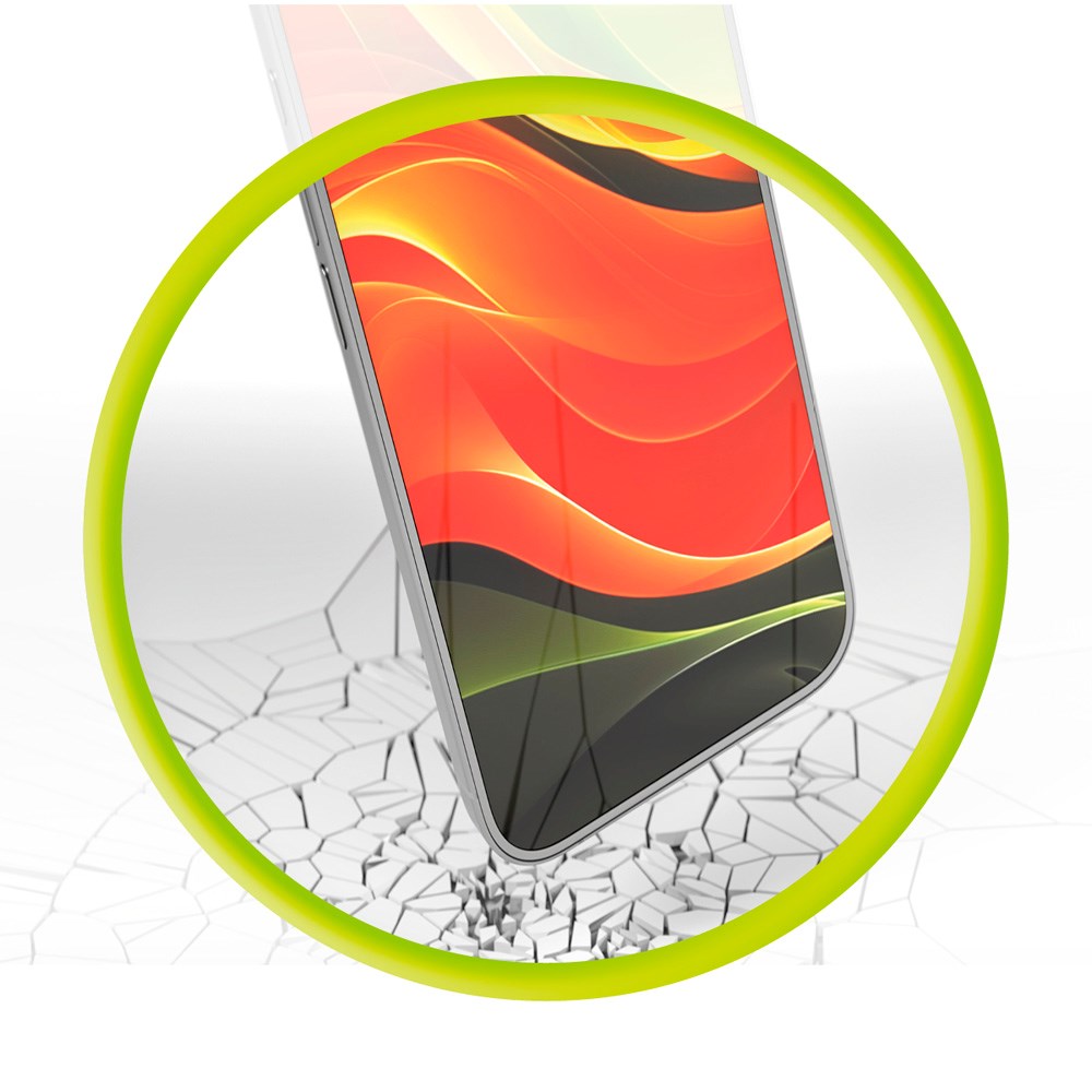 iPhone 16e / 14 / 13 / 13 Pro Mobile Origin skjermbeskytter - 2 Pack - Veskevennlig - Gjennomsiktig