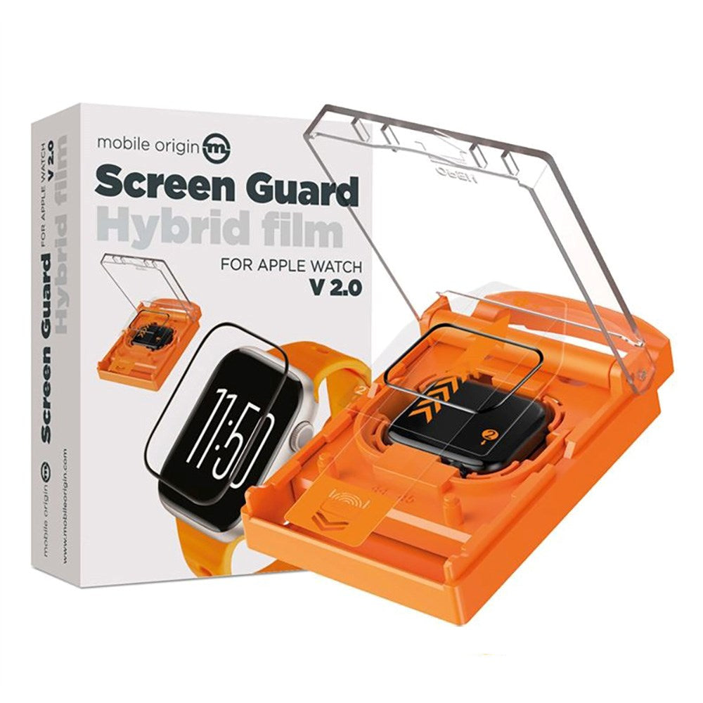 Apple Watch 9/8/7 (41 mm) Mobil Origin Glass Protector - Gjennomsiktig