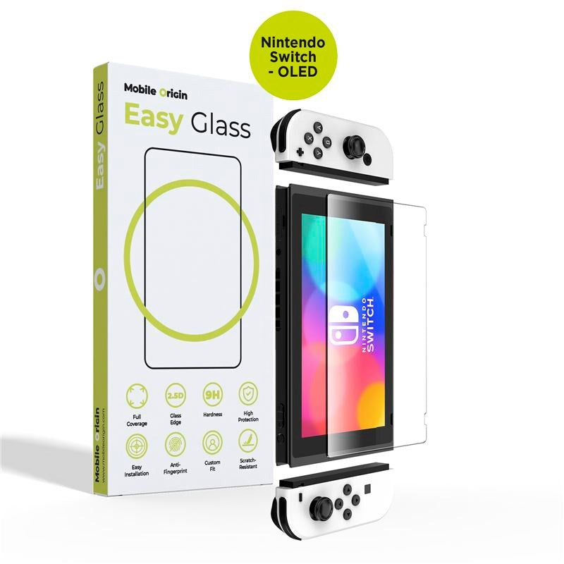 EasyGlass skjermbeskytter for Nintendo Switch OLED – Mobile Origin
