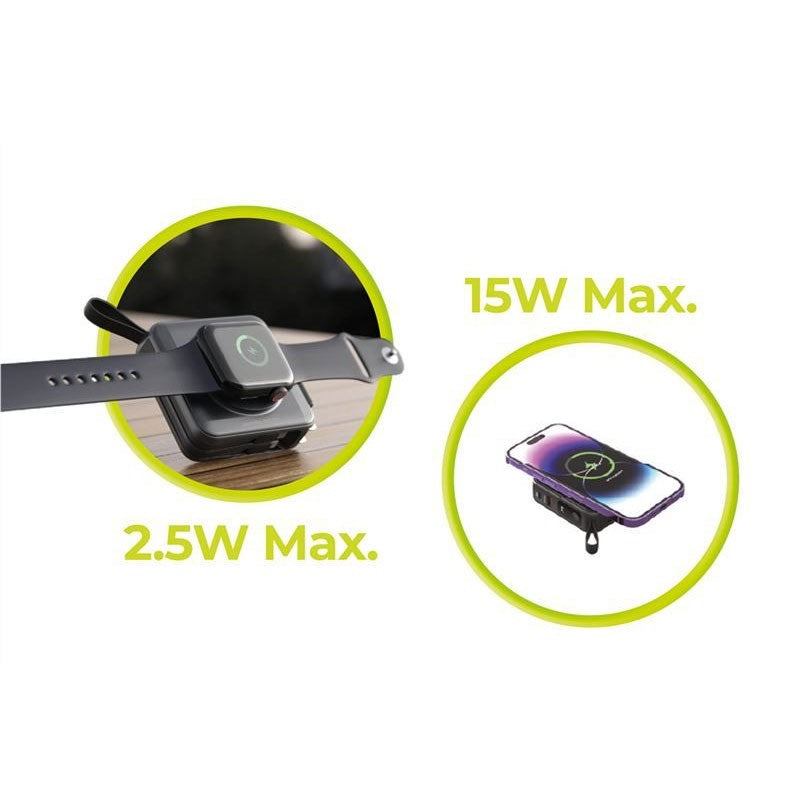 Mobile Origin PowerBank Rejseoplader - MagSafe Kompatibel - 10.000 mAh - Sort