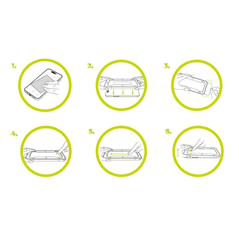 Mobile Origin iPhone 17 Screen Guard Skærmbeskyttelsesglas inkl. Easy Applicator - Gennemsigtig