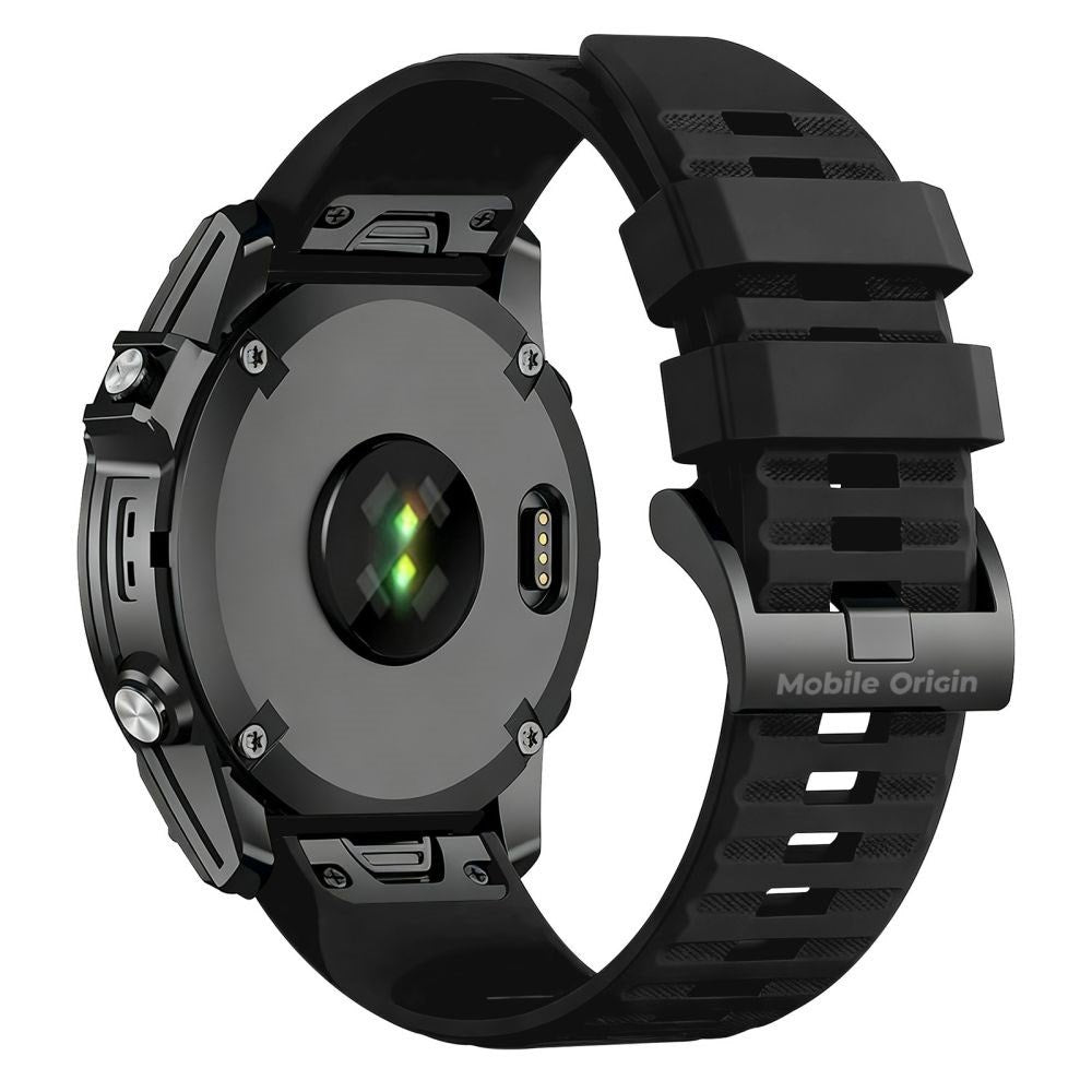 Mobile Origin Universal Garmin Silikonerem (26mm QuickFit) - Sort