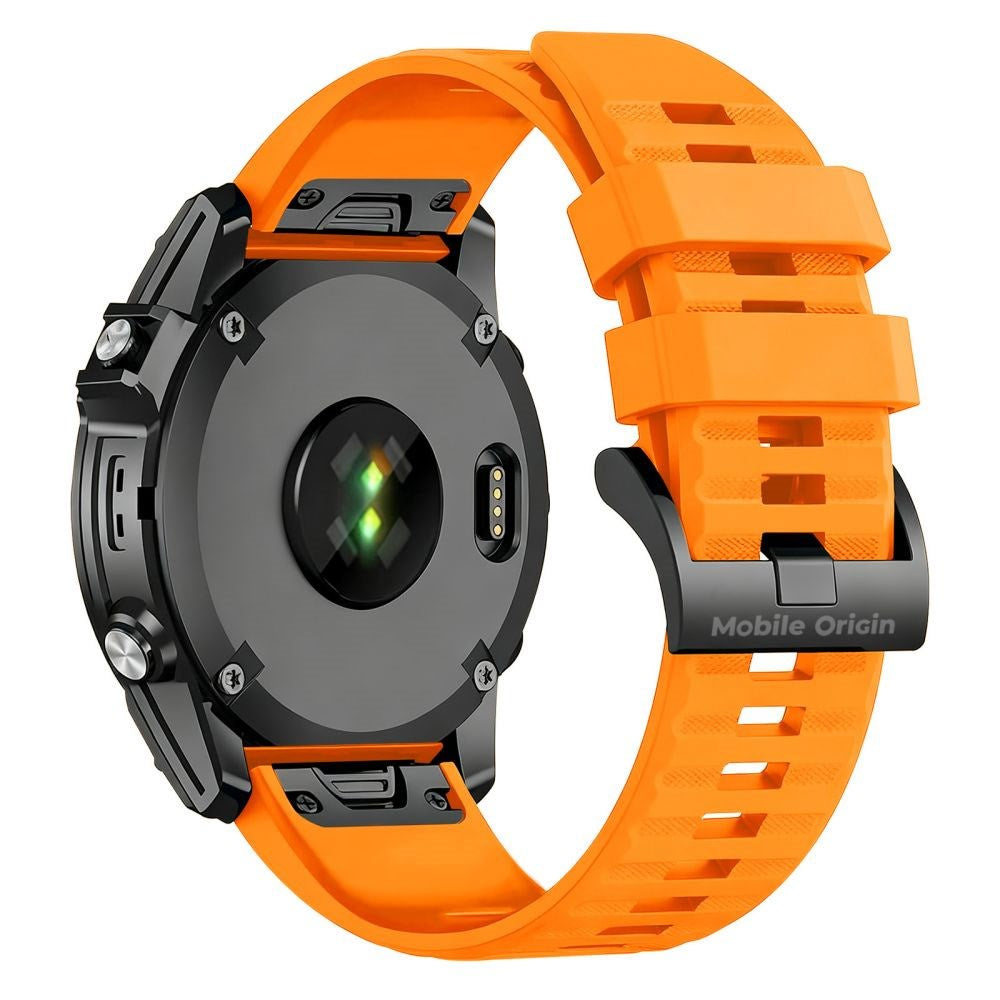 Mobile Origin Universal Garmin Silikonerem (26mm QuickFit) - Orange