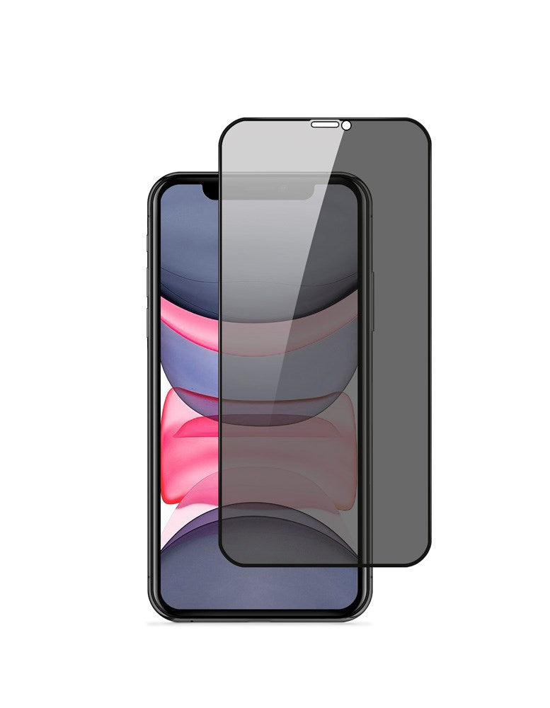 Epico - iPhone 11 / XR- 3D+ Privacy Glass Skærmbeskyttelsesglas - Gennemsigtig