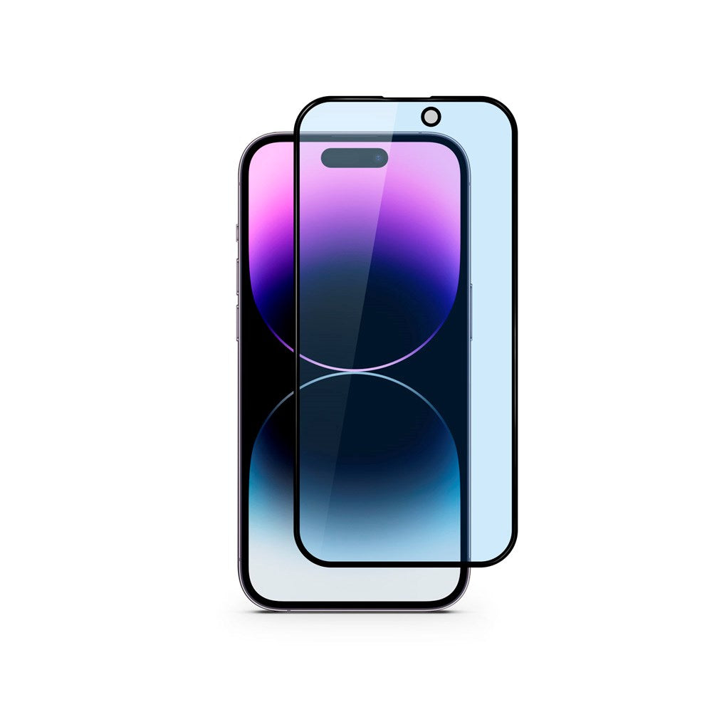 Epico - iPhone 16e / 14 / 13 / 13 Pro 3D+ Glass Blue Light - Skærmbeskyttelsesglas - Gennemsigtig