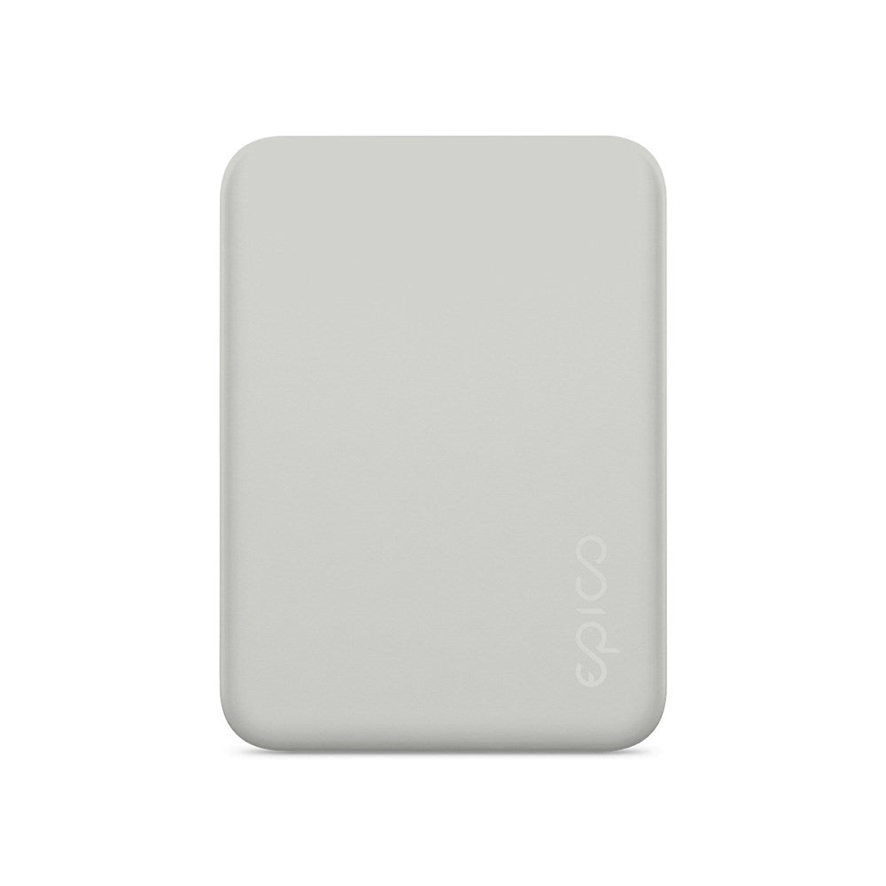 Epico 15W trådløs magnetisk Powerbank 4200 mAh w. USB-C & Lightning-kabel - MagSafe-kompatibel - Grå