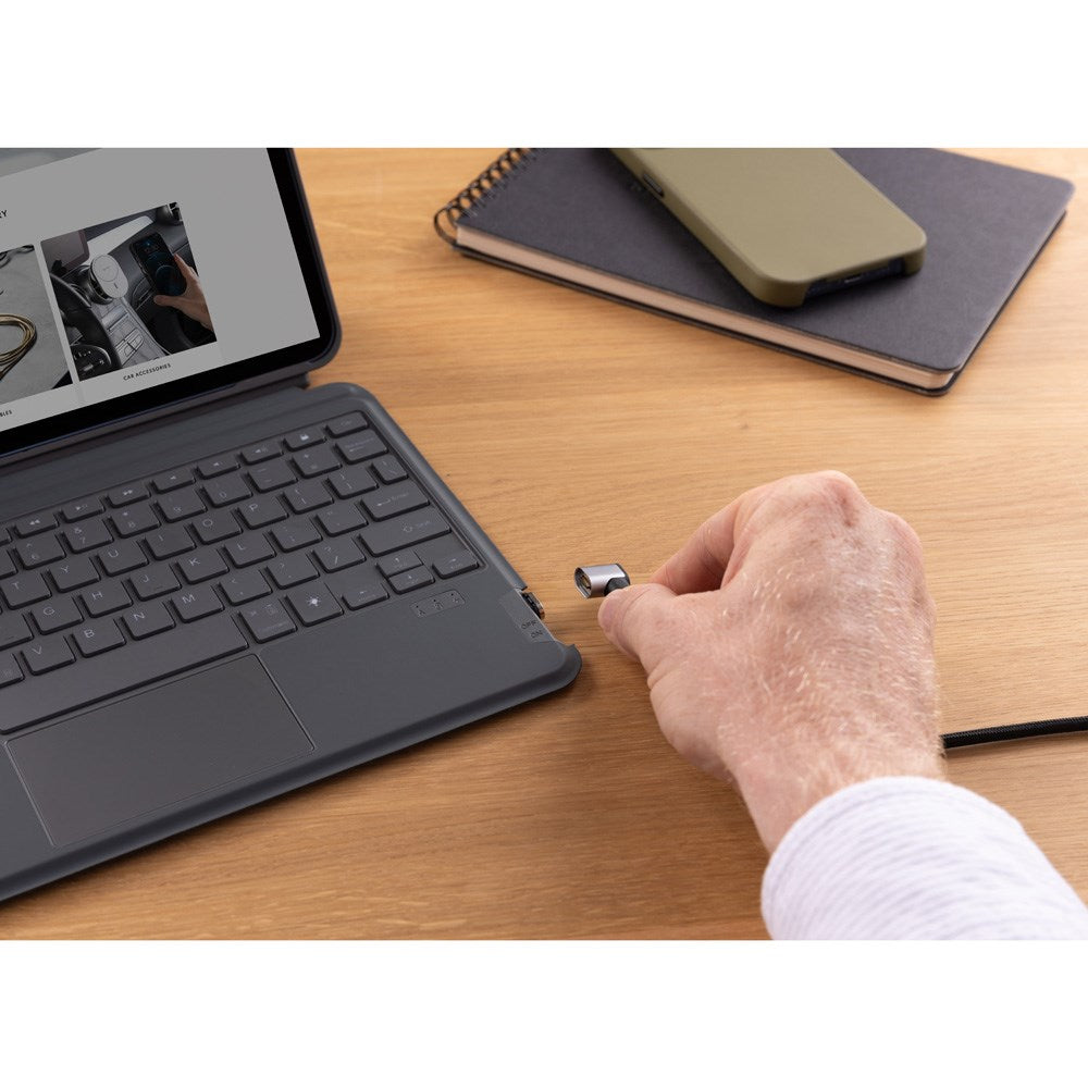 Epico magnetisk vinklet USB-C til USB-C-kabel 100W - 2m - Svart