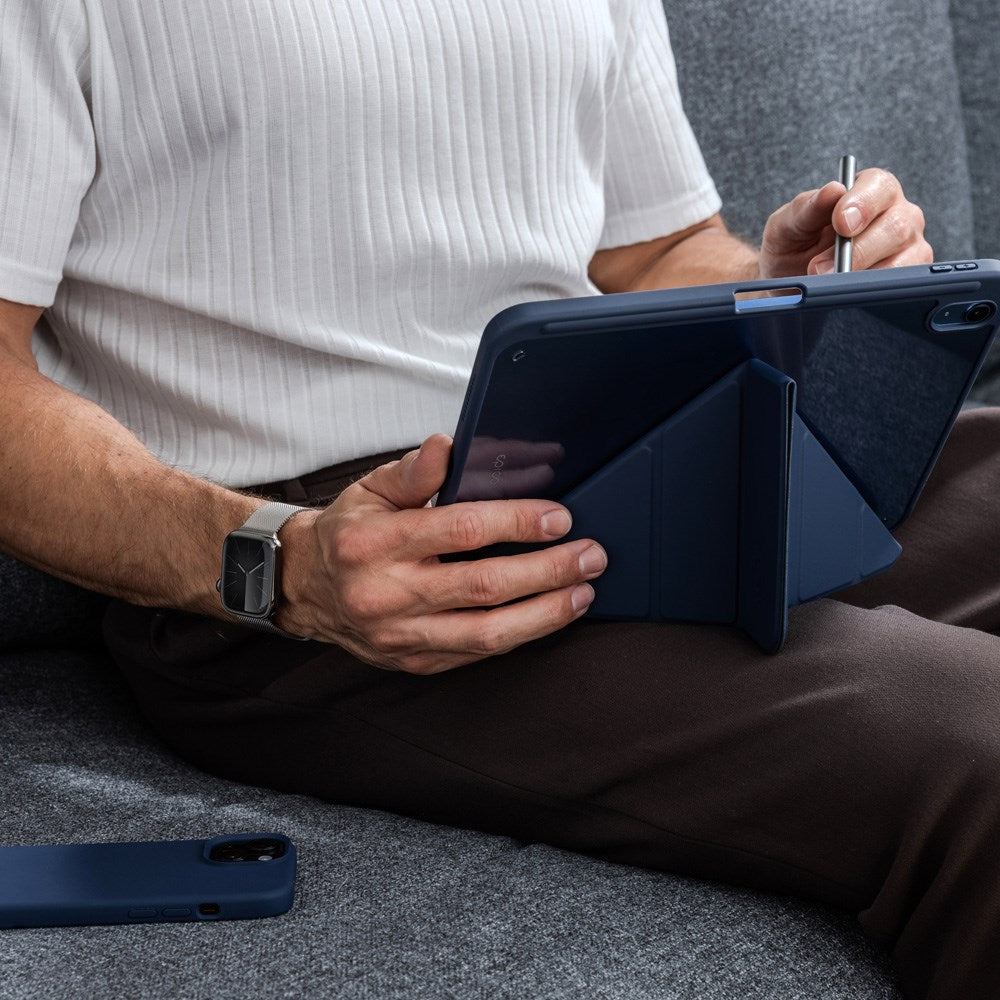 iPad Air 10.9-11" (2025-2020) / Pro 11" (2022-2018) Epico Hero Flip-deksel - Origami - Blå
