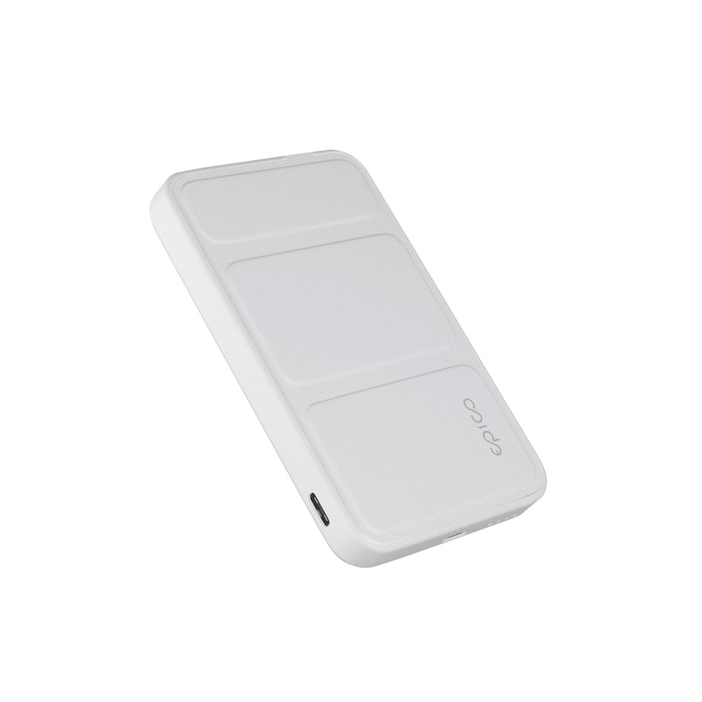 Epico Mag+ Stativ Aluminium Powerbank 7000 mAh/20W - MagSafe-kompatibel - Hvit