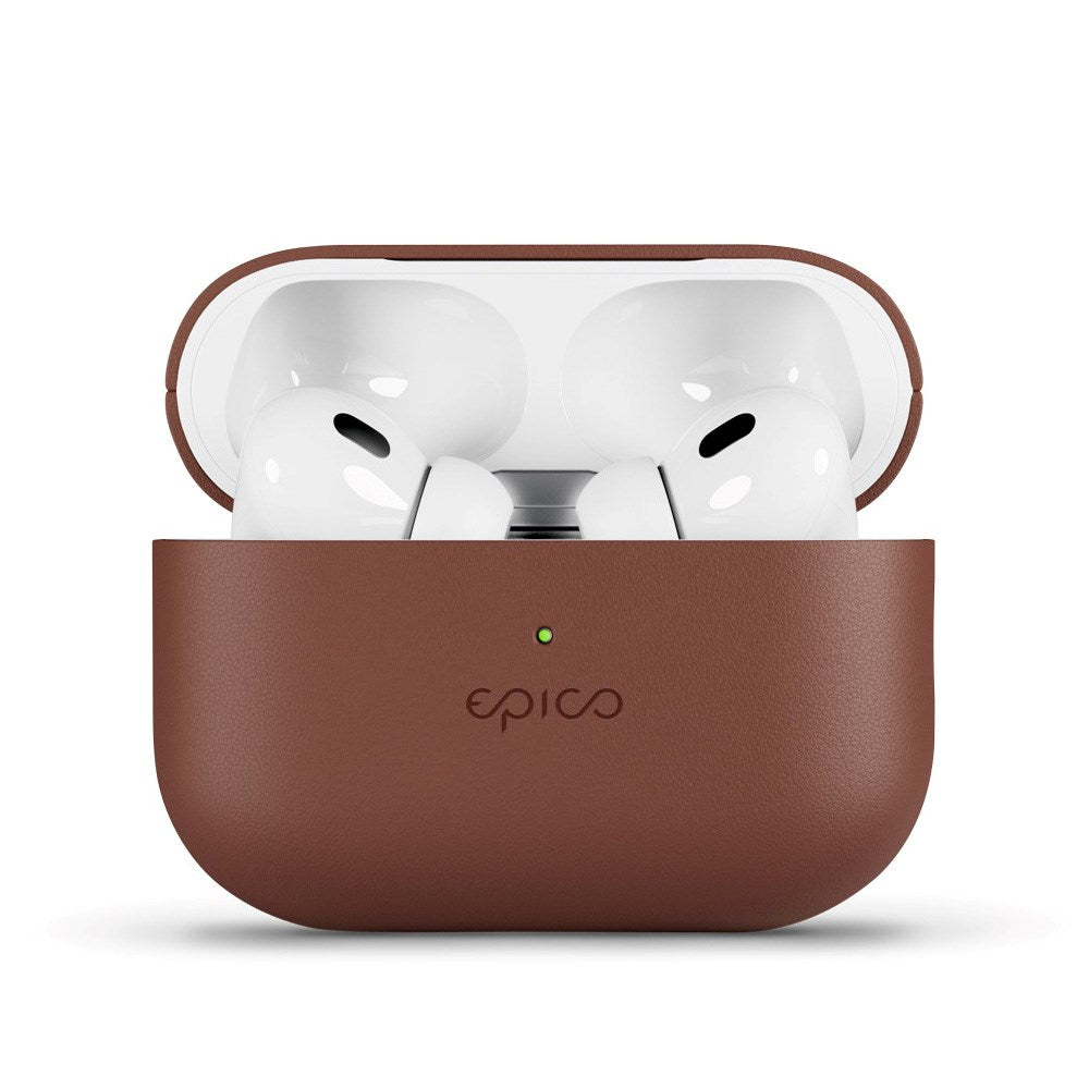 Epico AirPods Pro (2nd Gen.) Veske - Ekte skinn - Brun