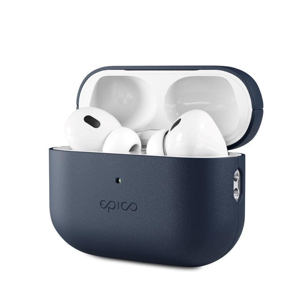 Epico AirPods Pro (2nd Gen.) Veske - Ekte Skinn - Blå