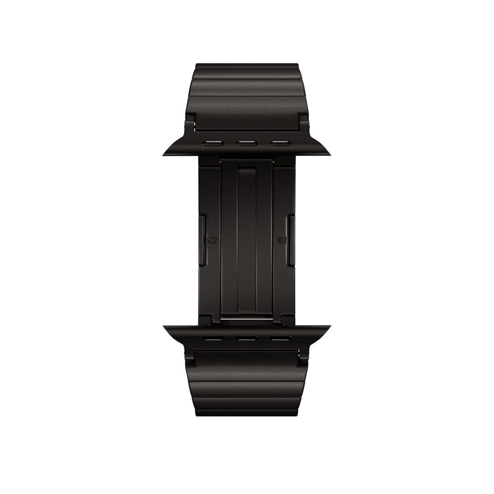 Apple Watch (42/44/SE/45/46/49) Epico UNUM Rustfri Stålrem - Sort