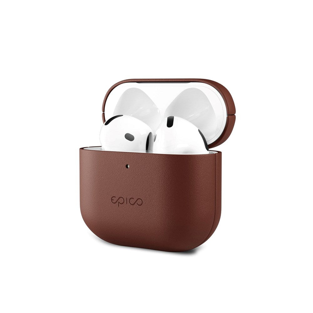 Epico AirPods (4. Gen.) Veske - Ekte Lær - Brun