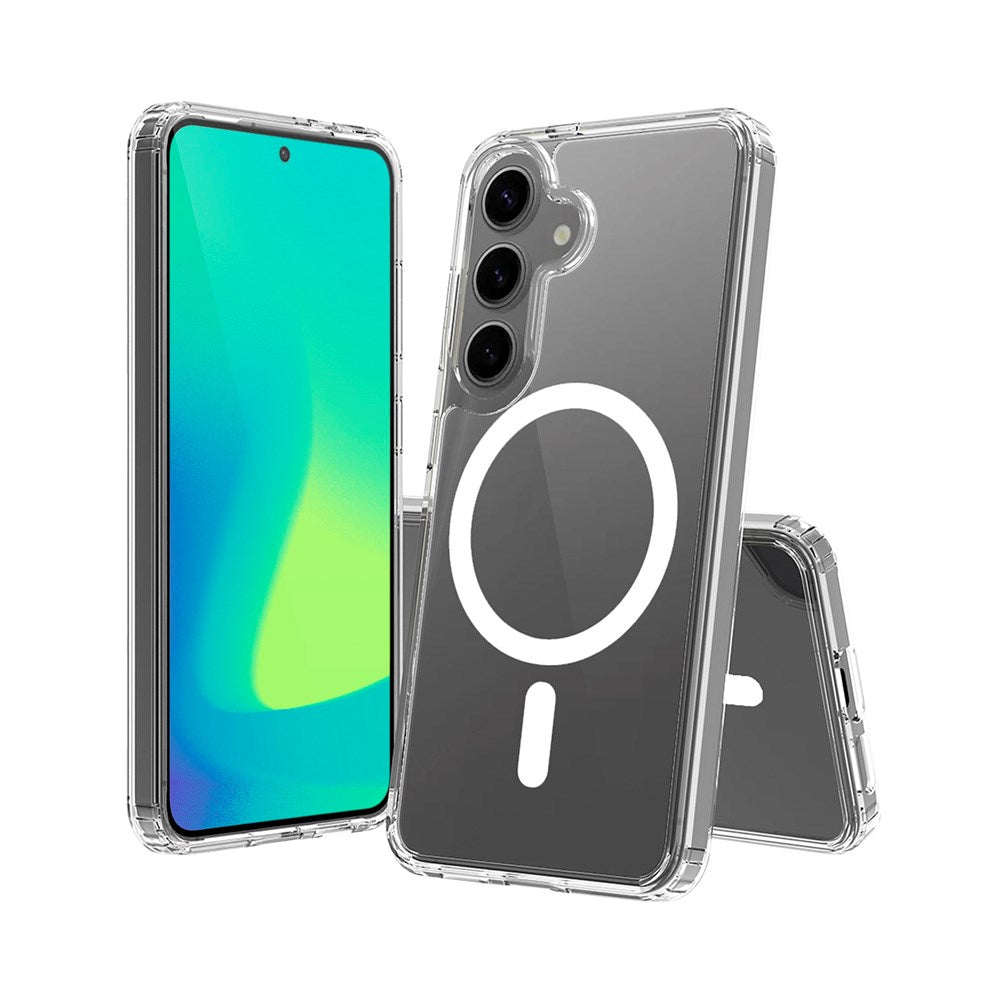 Spello Mag+ Clear Case - Samsung Galaxy S24 / S25 - MagSafe-kompatibel - Gjennomsiktig