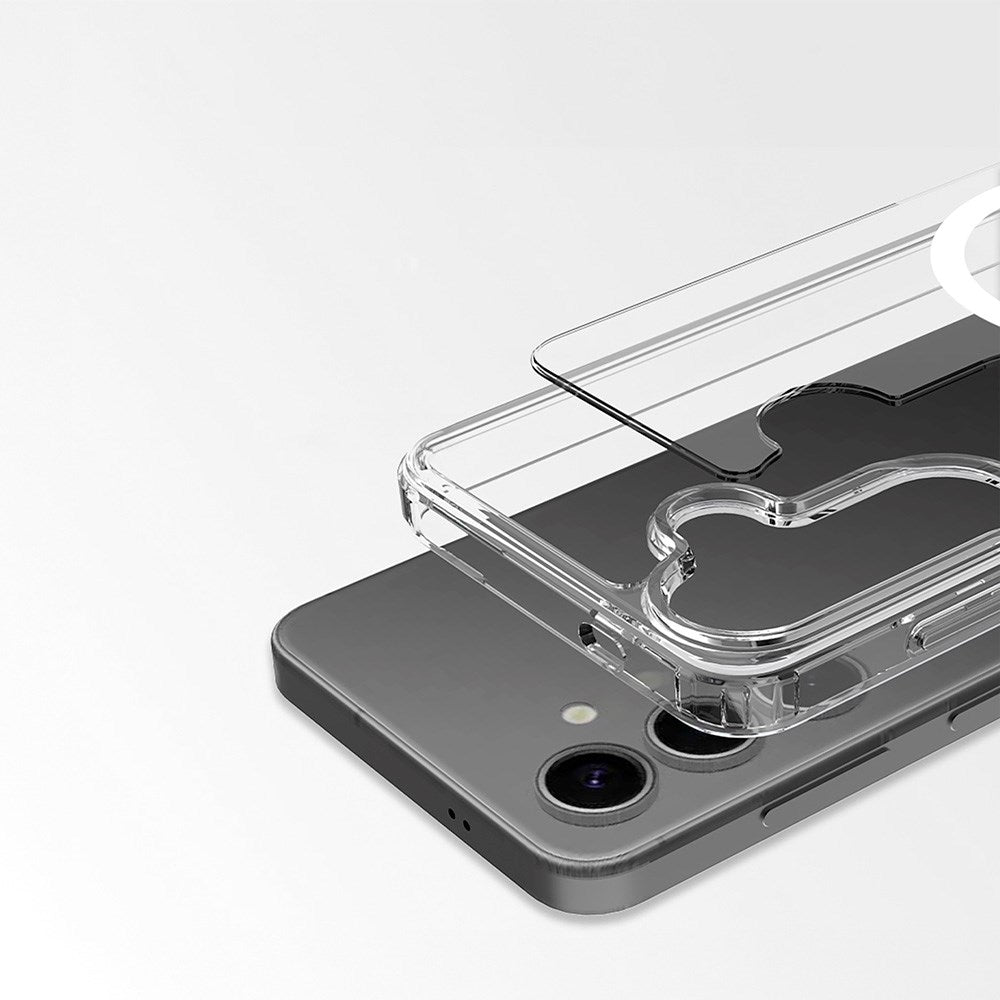 Spello Mag+ Clear Case - Samsung Galaxy S24 / S25 - MagSafe-kompatibel - Gjennomsiktig