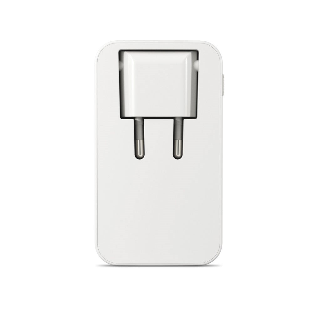 Epico - UltraBoost Flat GaN 65W Vægoplader m. 2x USB-C / 1x USB-A - Hvid