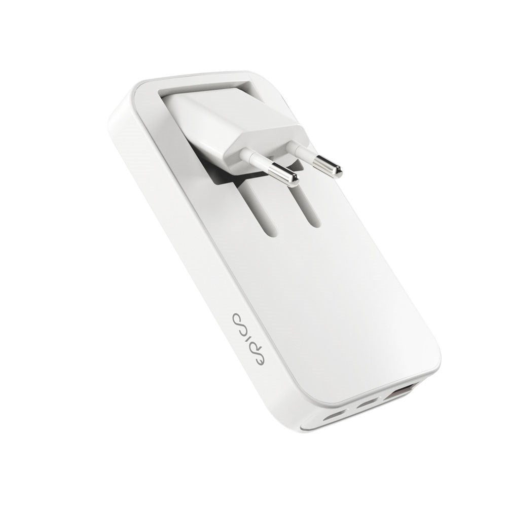 Epico - UltraBoost Flat GaN 65W Vægoplader m. 2x USB-C / 1x USB-A - Hvid