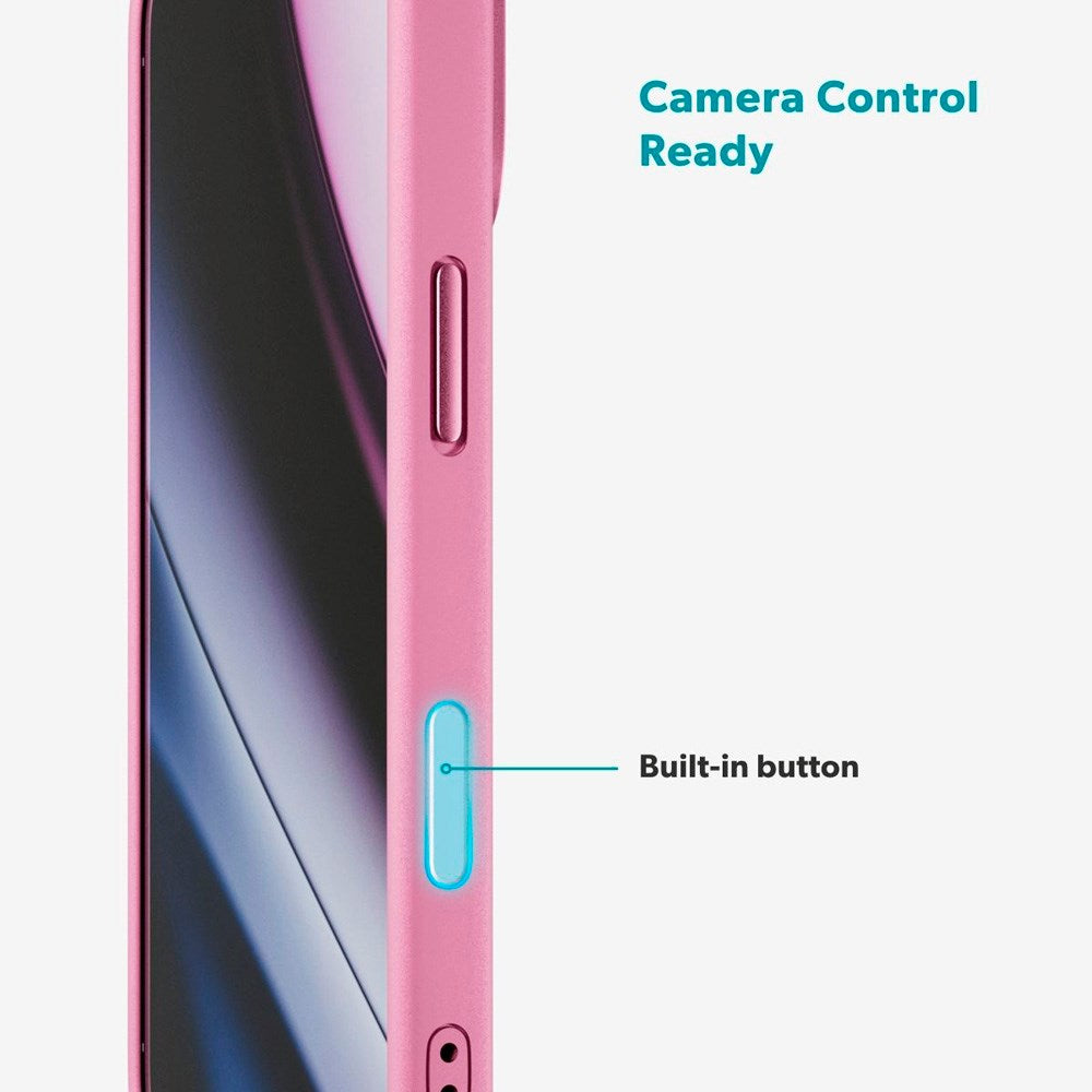 Epico HeroMatte Pro Mag+ Cover - iPhone Air - MagSafe Kompatibel - Lyserød