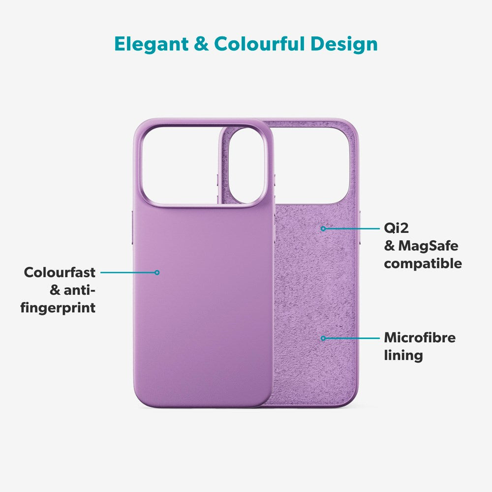 Epico Silicone Pro Mag+ Cover - iPhone 17 Pro - MagSafe Kompatibel - Purple