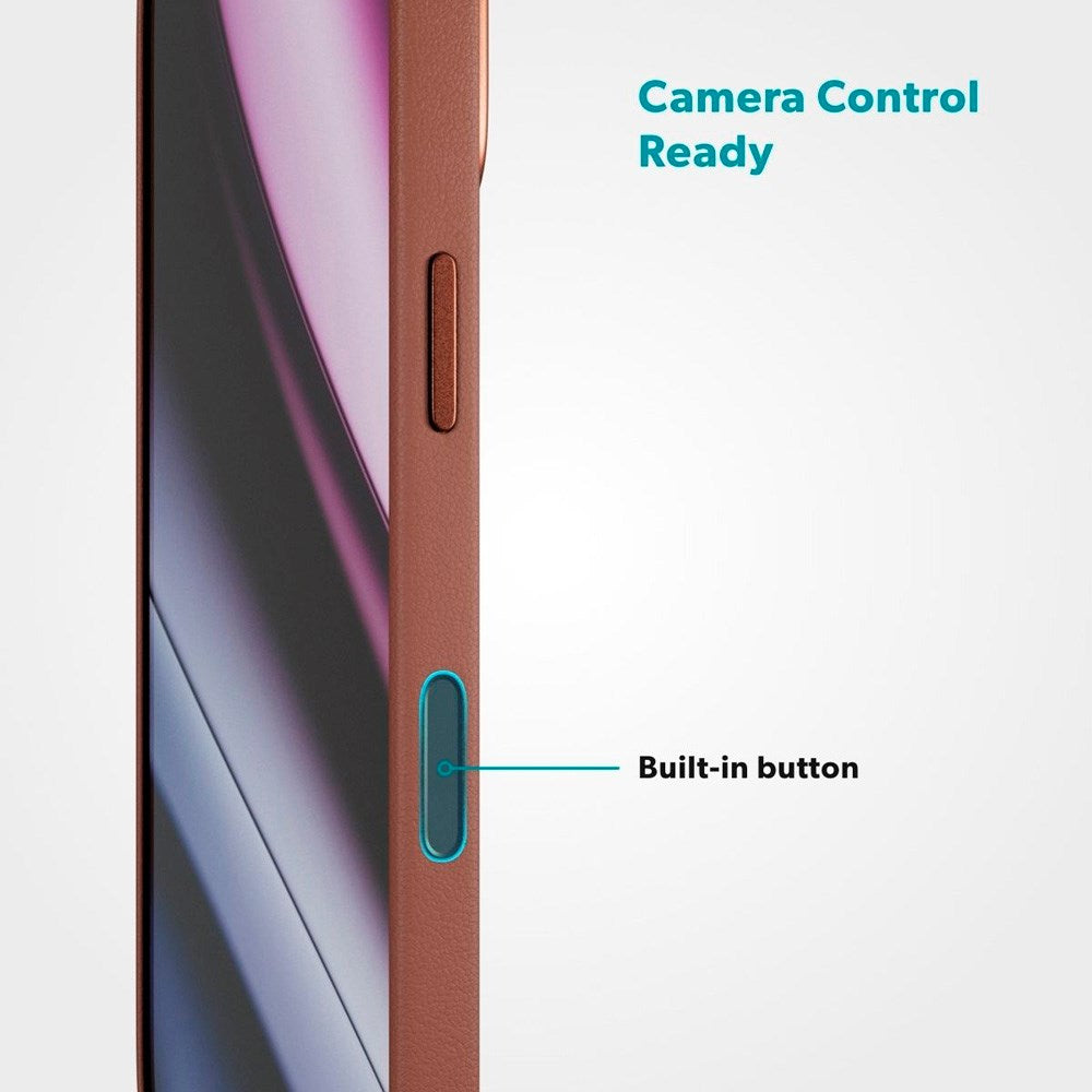 Epico Leather Pro Mag+ Cover - iPhone 17 - MagSafe Kompatibel - Brun