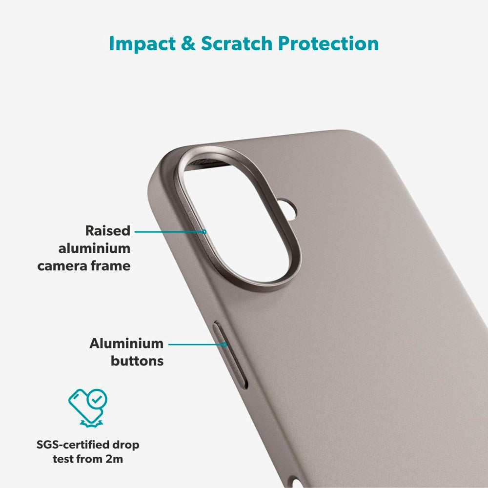 Epico Silicone Pro Mag+ Cover - iPhone 17 - MagSafe Kompatibel - Titanium