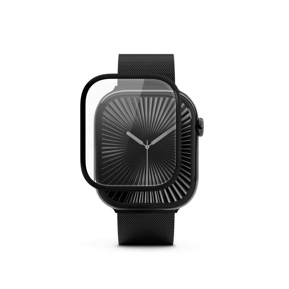 Epico - Apple Watch 11 / 10 (42mm) SlimCeramic 3D Glass m. Installationsværktøj - Gennemsigtig
