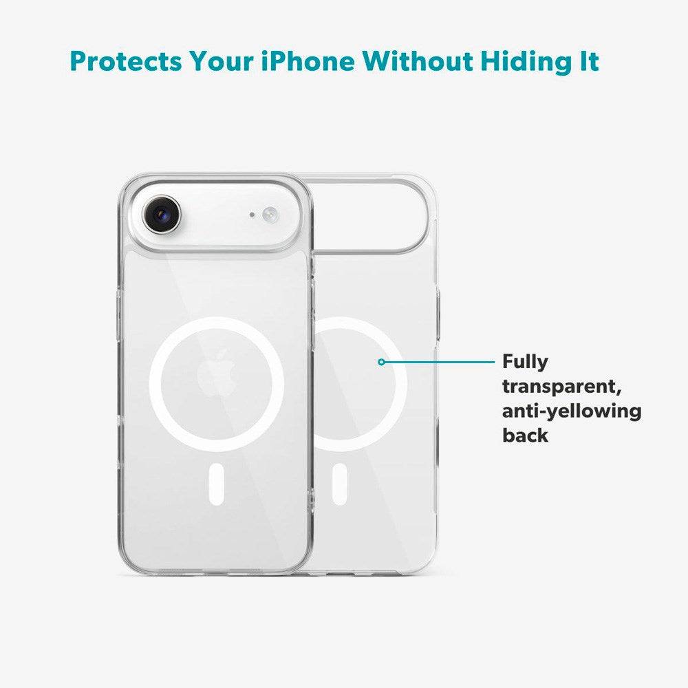 Epico iPhone Air SlimGlass Pro Mag+ Cover - MagSafe Kompatibel - Gennemsigtig